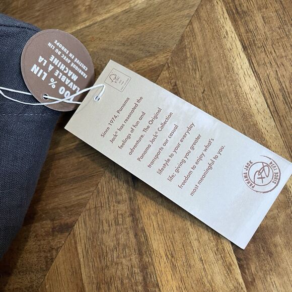 Panama Jack Pants Linen Original Collection Chino Beach Camp Small New - Picture 5 of 10